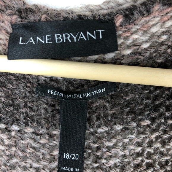 Lane Bryant Woman's 18/20 Variegated Open Cardigan - Picture 3 of 5